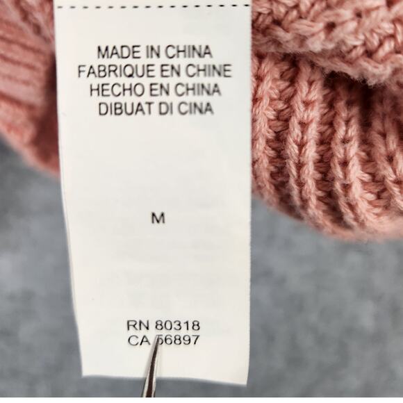 Lucky Brand Sweater Womens Size Medium Lace-Up Back - Picture 9 of 13